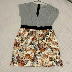 Modcloth Vintage Autumnal Floral Mini Dress